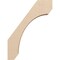 Ekena Millwork 5-inch W x 18-inch D x 24-inch H Legacy Rough Cedar Woodgrain TimberThane Knee Brace, Primed BRCUR05X18X24LECRCPR - alternate 5